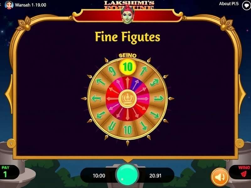 Lakshmi S Fortune Fiesta Game Interface